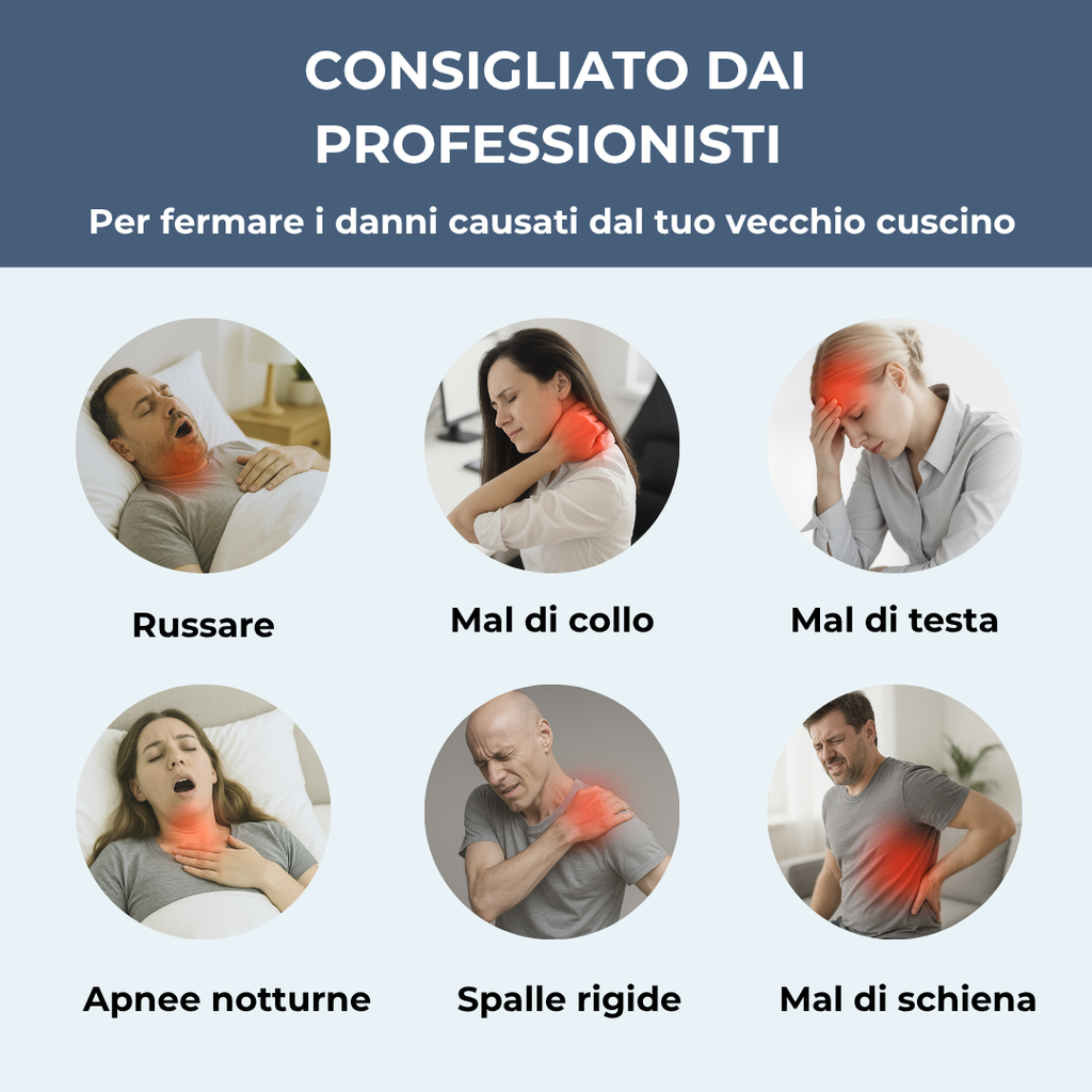 Dormi senza russare né apnee... VELOCEMENTE! Senza cerotti o CPAP.