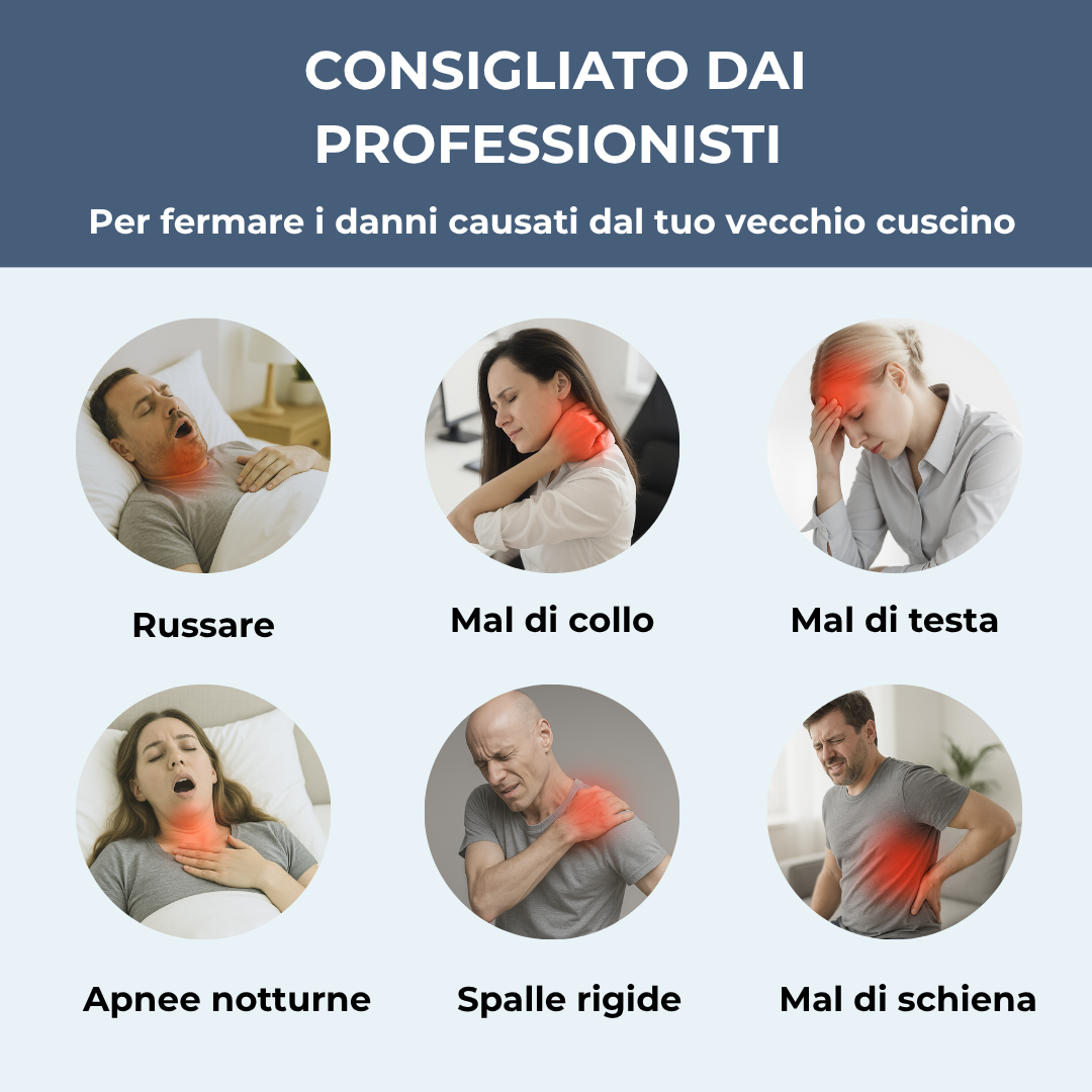 Dormi senza russare né apnee... VELOCEMENTE! Senza cerotti o CPAP.