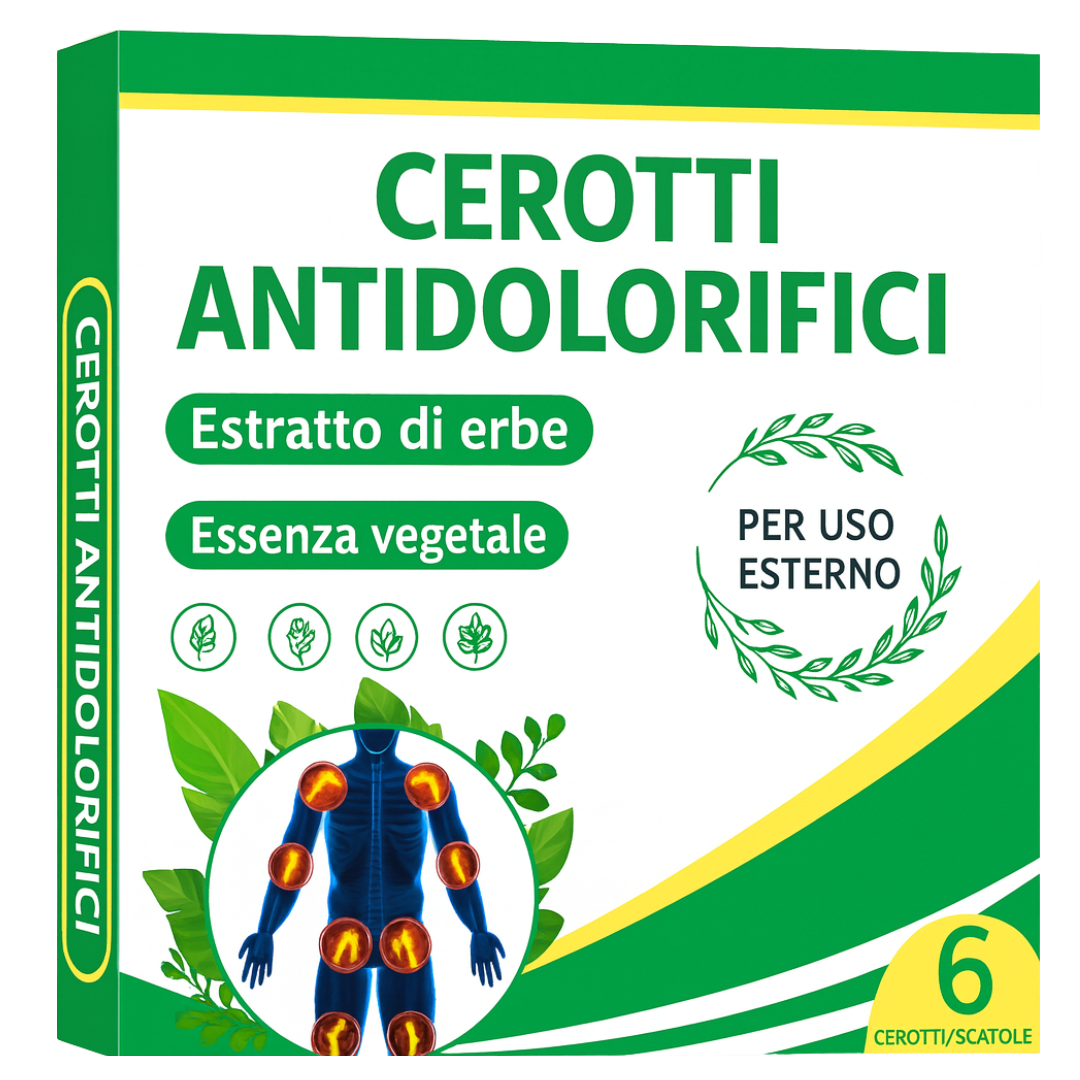 Cerotti anti dolore - Sollievo Immediato
