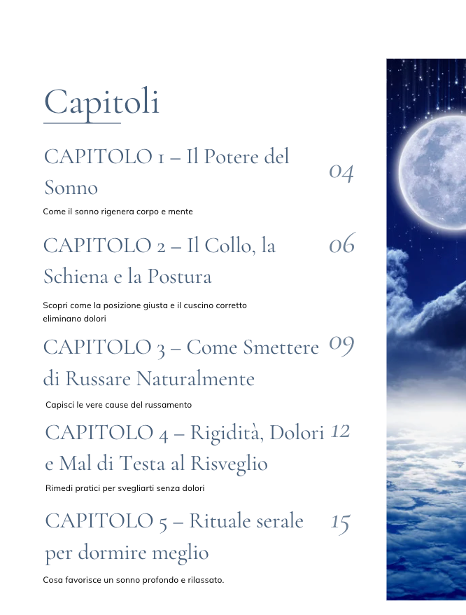 + E-book “Svegliati energico e riposato”
